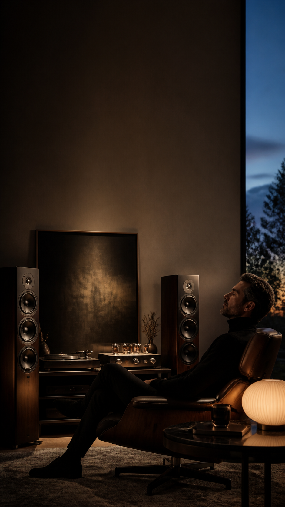 A warm listening room
